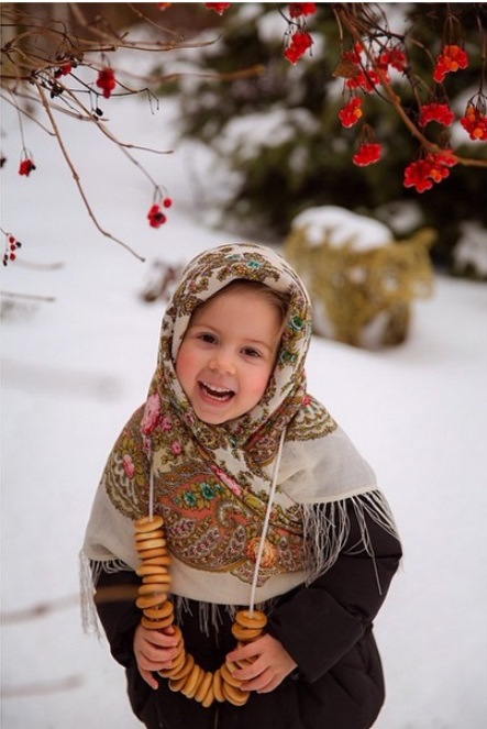 Русская красивая зимой